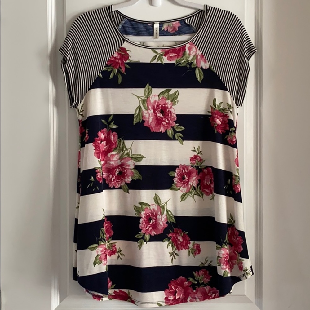 Emerald Floral Tee
